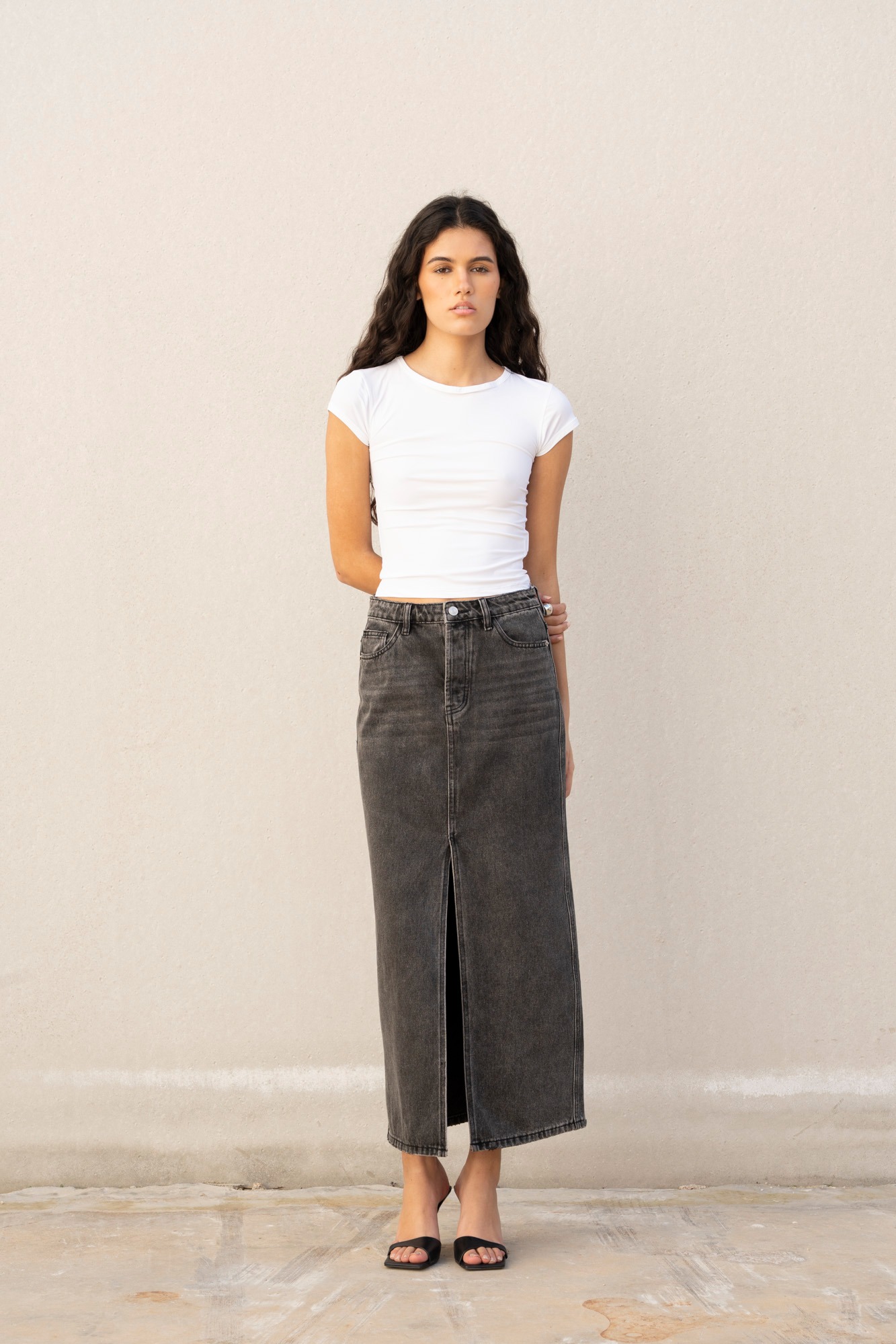 Falda Pepa Denim Noir