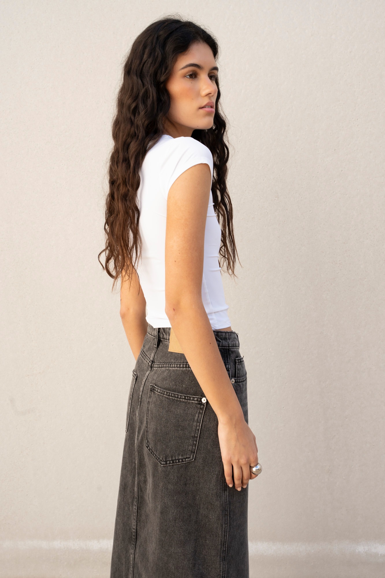 Falda Pepa Denim Noir - Imagen 2