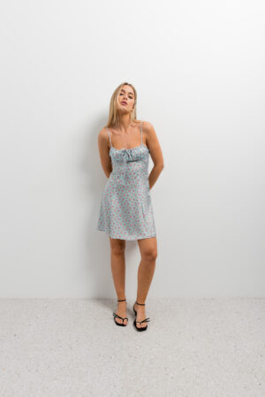 Vestido Pepa Satin Bloom