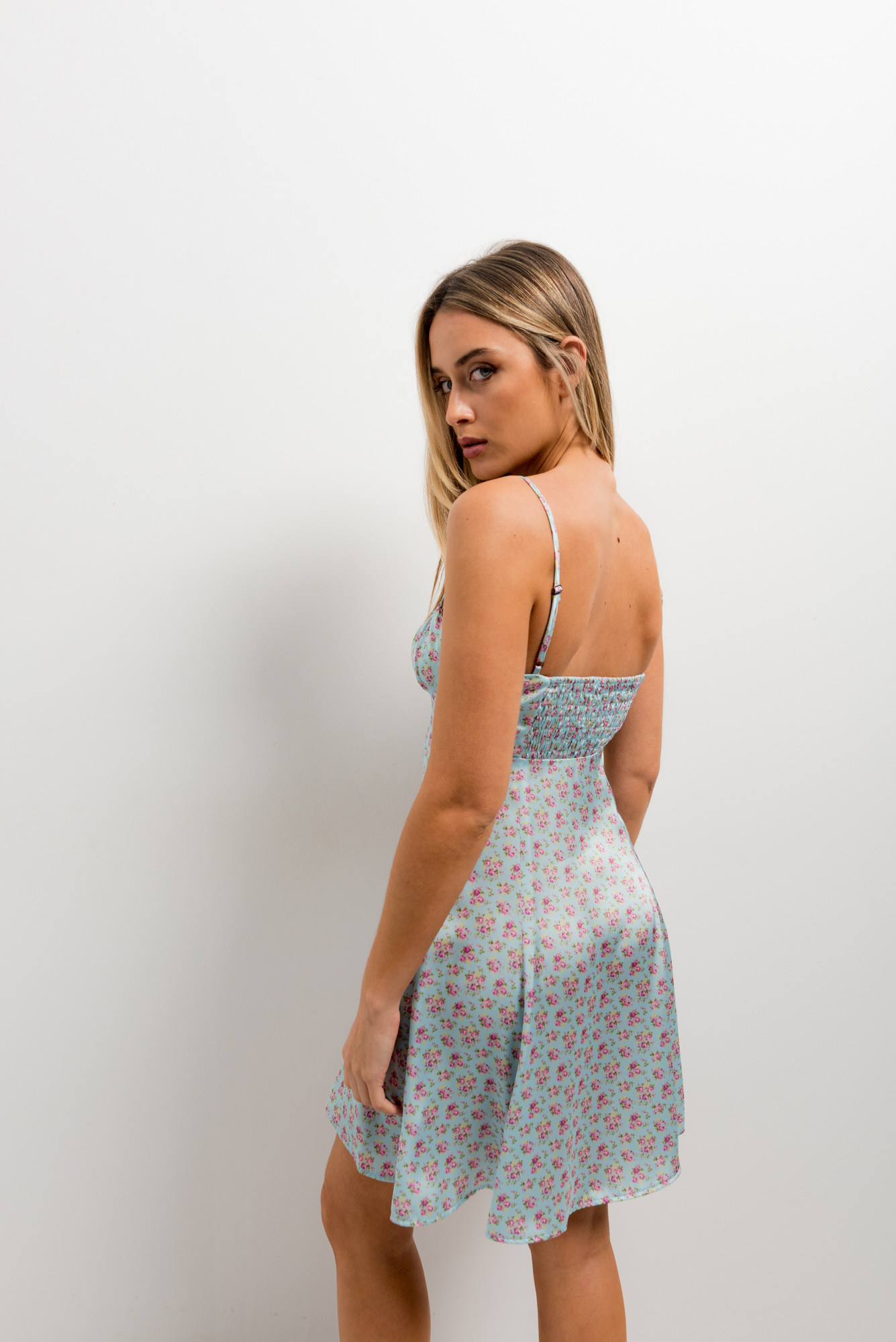 Vestido Pepa Satin Bloom - Imagen 2